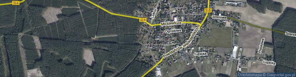 Zdjęcie satelitarne Kolejowa ul.