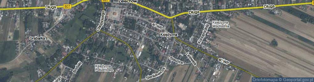 Zdjęcie satelitarne Kołłątaja Hugo ul.