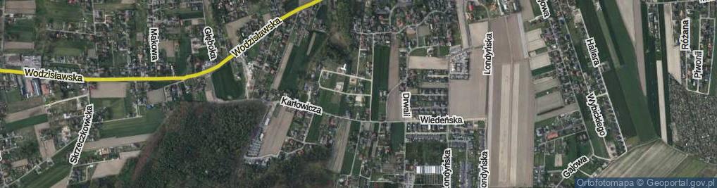Zdjęcie satelitarne Kolberga Oskara ul.