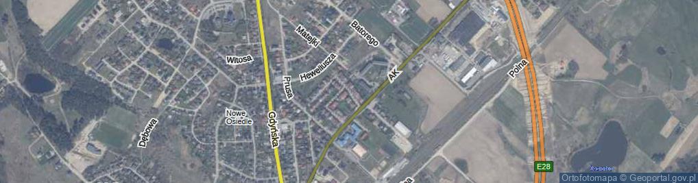 Zdjęcie satelitarne Kochanowskiego Jana ul.