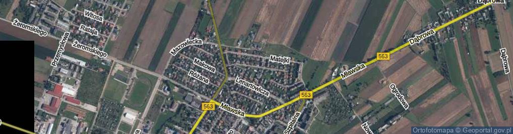 Zdjęcie satelitarne Kochanowskiego Jana ul.