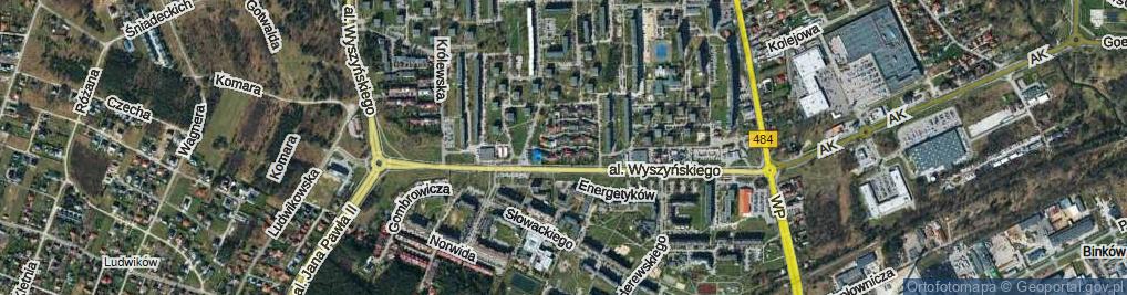 Zdjęcie satelitarne Króla Bolesława Chrobrego ul.