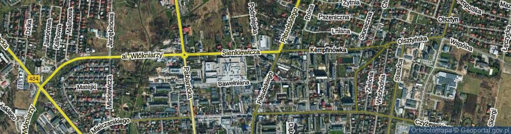 Zdjęcie satelitarne Krótka ul.