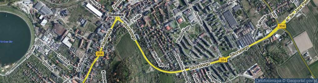 Zdjęcie satelitarne Króla Bolesława Chrobrego ul.