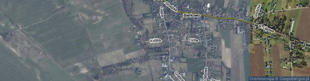 Zdjęcie satelitarne Krótka ul.