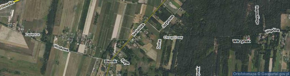 Zdjęcie satelitarne Krótka ul.