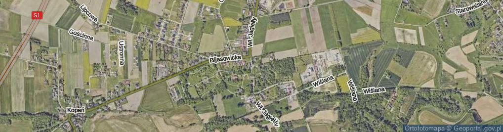 Zdjęcie satelitarne Króla Władysława Jagiełły ul.