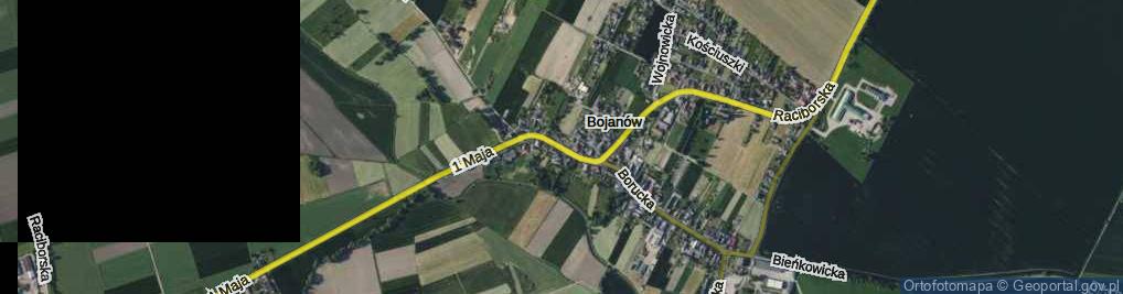 Zdjęcie satelitarne Krzanowicka ul.