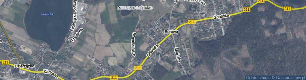 Zdjęcie satelitarne Kryształowa ul.