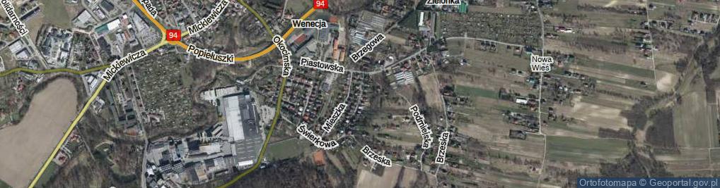 Zdjęcie satelitarne Króla Bolesława Chrobrego ul.