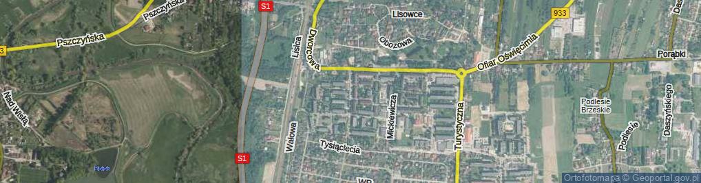 Zdjęcie satelitarne Króla Władysława Łokietka ul.