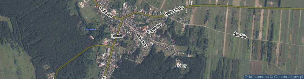 Zdjęcie satelitarne Krakowska ul.