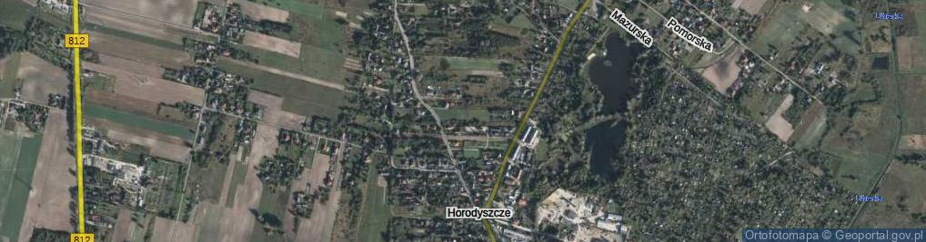 Zdjęcie satelitarne Krajobrazowa ul.