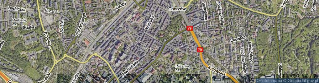 Zdjęcie satelitarne Króla Jana III Sobieskiego ul.