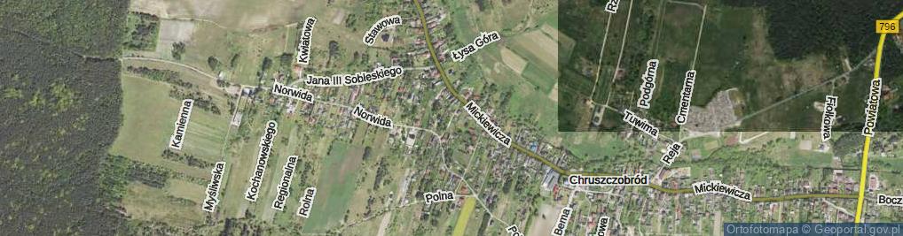 Zdjęcie satelitarne Krótka ul.