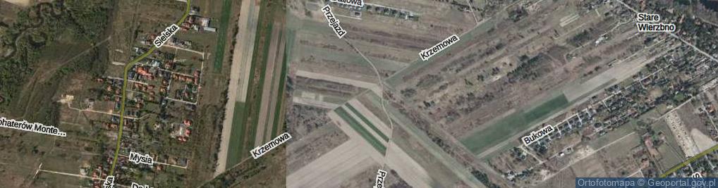 Zdjęcie satelitarne Krzemowa ul.