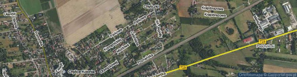 Zdjęcie satelitarne Króla Bolesława Chrobrego ul.