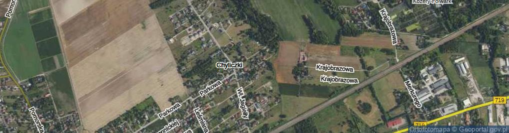 Zdjęcie satelitarne Króla Kazimierza Wielkiego ul.