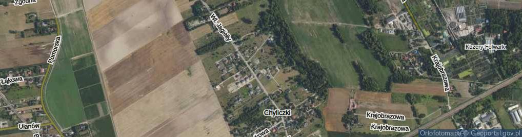 Zdjęcie satelitarne Króla Władysława Łokietka ul.