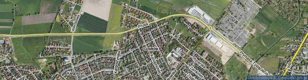 Zdjęcie satelitarne Krasińskiego Zygmunta ul.