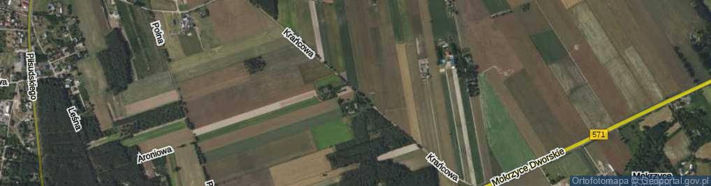 Zdjęcie satelitarne Krańcowa ul.