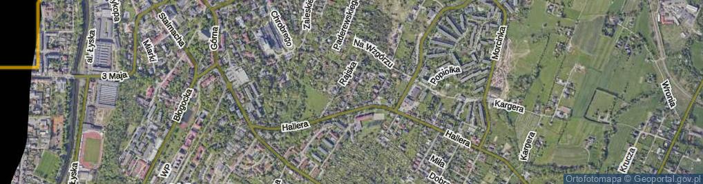 Zdjęcie satelitarne Krótka ul.