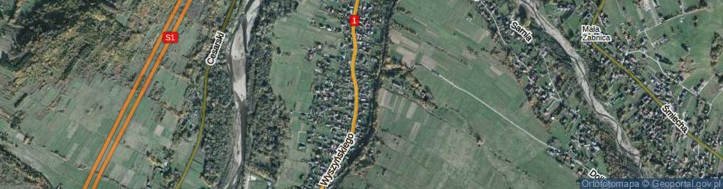 Zdjęcie satelitarne Krótka ul.