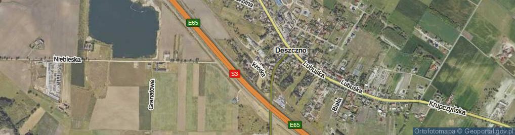 Zdjęcie satelitarne Krótka ul.