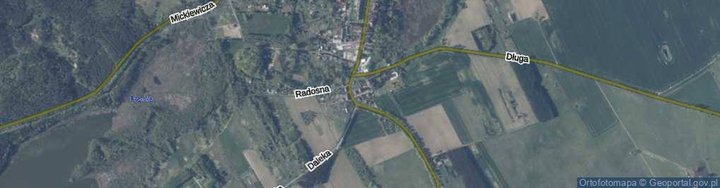 Zdjęcie satelitarne Krótka ul.