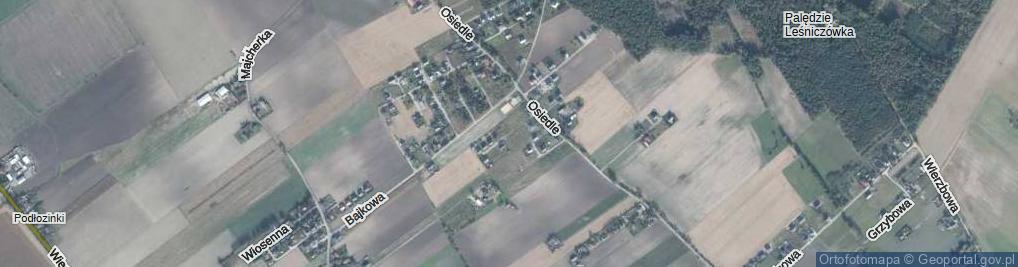 Zdjęcie satelitarne Krasnoludków ul.