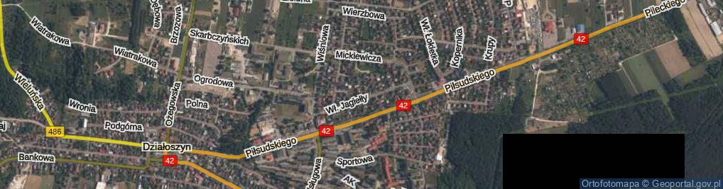 Zdjęcie satelitarne Krasickiego Janka ul.