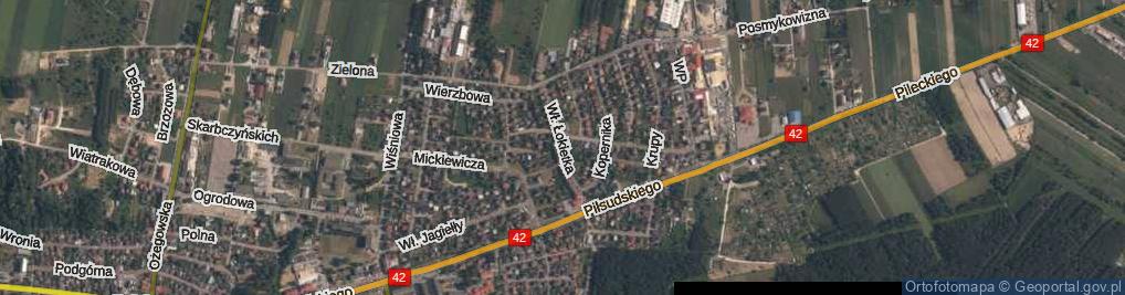 Zdjęcie satelitarne Króla Władysława Łokietka ul.