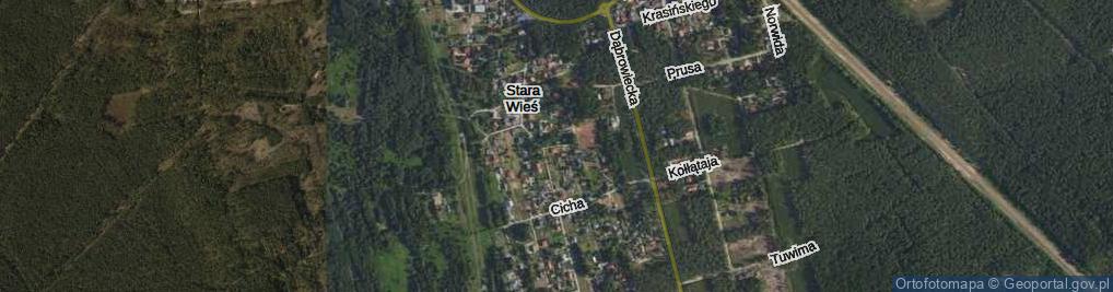 Zdjęcie satelitarne Krucza ul.