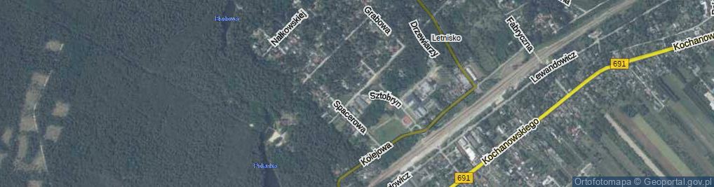 Zdjęcie satelitarne Krasickiego Ignacego, bp. ul.