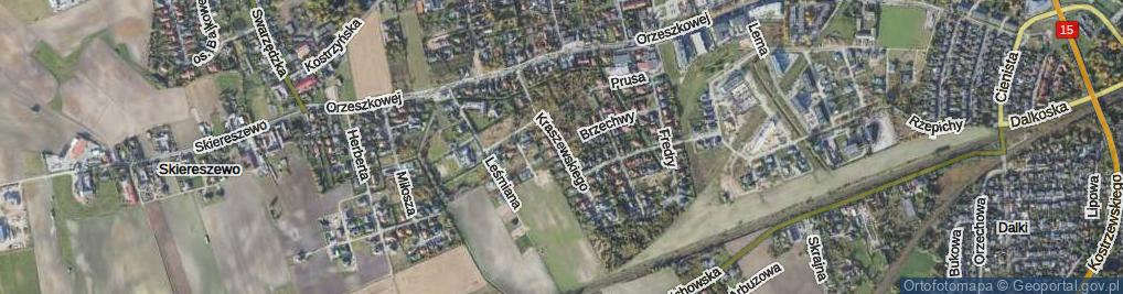 Zdjęcie satelitarne Kraszewskiego Józefa Ignacego ul.