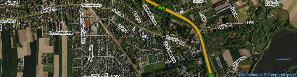 Zdjęcie satelitarne Krótka ul.