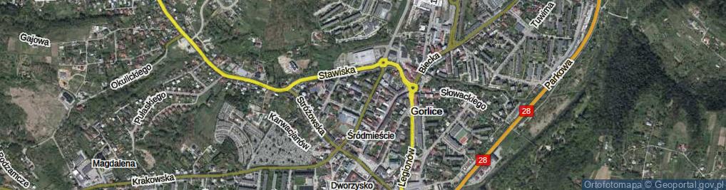 Zdjęcie satelitarne Króla Władysława Jagiełły ul.