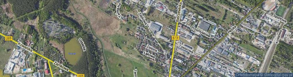 Zdjęcie satelitarne Krasickiego Ignacego, bp. ul.