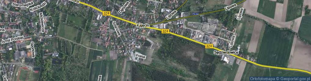 Zdjęcie satelitarne Krótka ul.