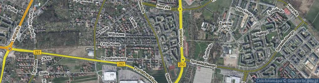 Zdjęcie satelitarne Królewska ul.