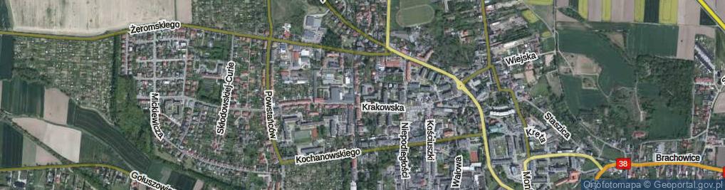 Zdjęcie satelitarne Króla Bolesława Chrobrego ul.