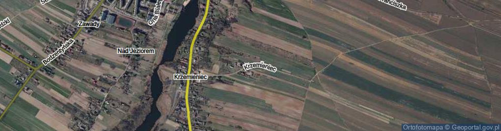 Zdjęcie satelitarne Krzemieniec ul.