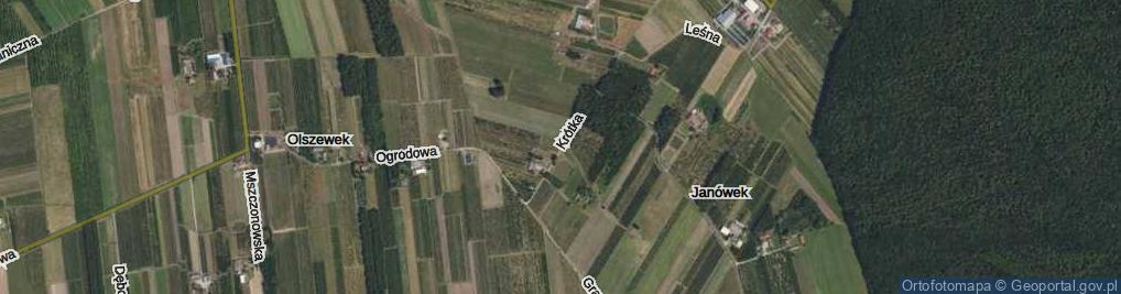 Zdjęcie satelitarne Krótka ul.