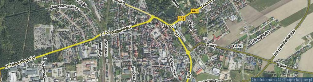 Zdjęcie satelitarne Krótka ul.