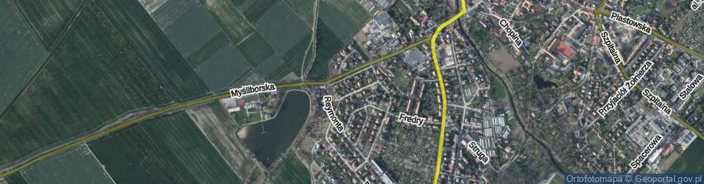 Zdjęcie satelitarne Kraszewskiego Józefa Ignacego ul.