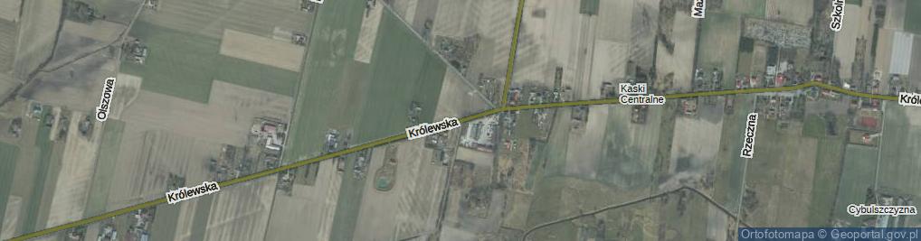 Zdjęcie satelitarne Królewska ul.