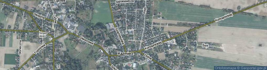 Zdjęcie satelitarne Kraszewskiego Józefa Ignacego ul.