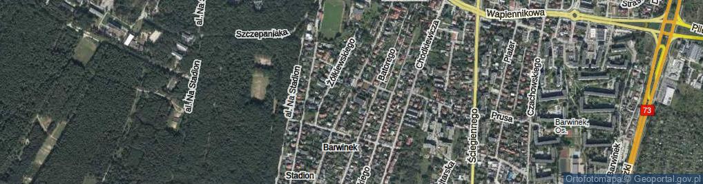 Zdjęcie satelitarne Króla Jana III Sobieskiego ul.