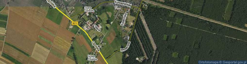 Zdjęcie satelitarne Króla Bolesława Chrobrego ul.