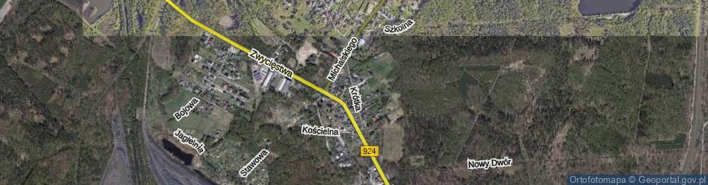 Zdjęcie satelitarne Krótka ul.